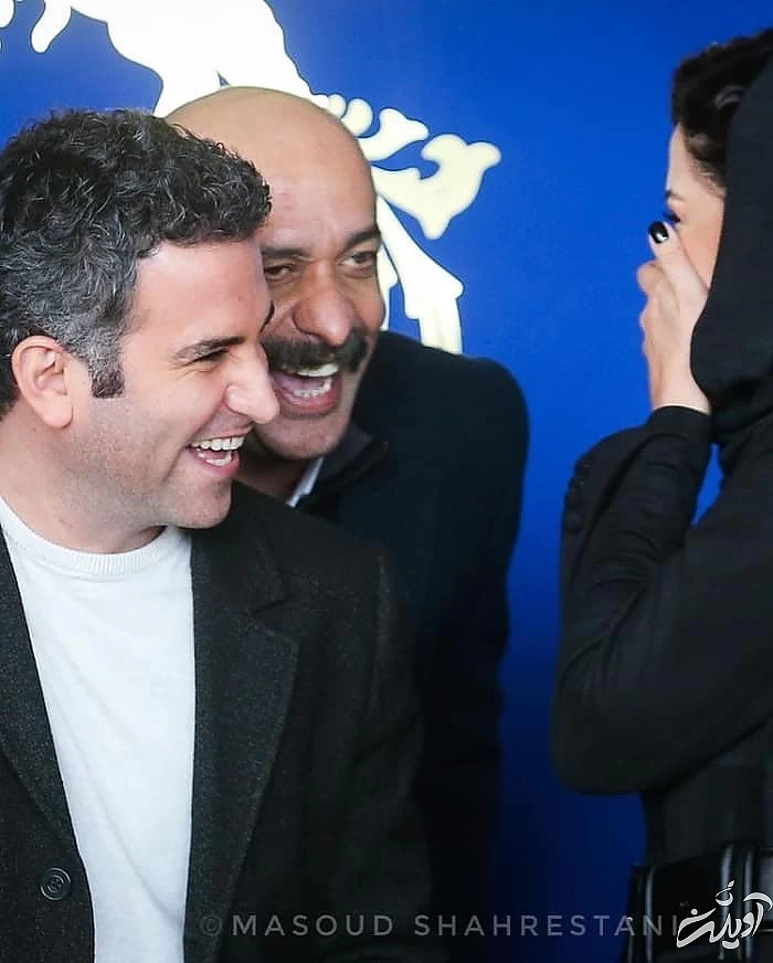 خنداندن پریناز ایزدیار و هوتن شکیبا عکس پریناز ایزدیار و هوتن شکیبا